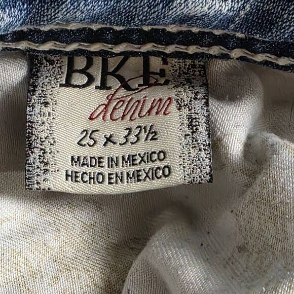 BKE Starlite Flare Jeans Light Wash Size 25L Women’s Y2K - Picture 7 of 9